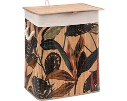 Bamboe Wasmand - Bladeren - 60L