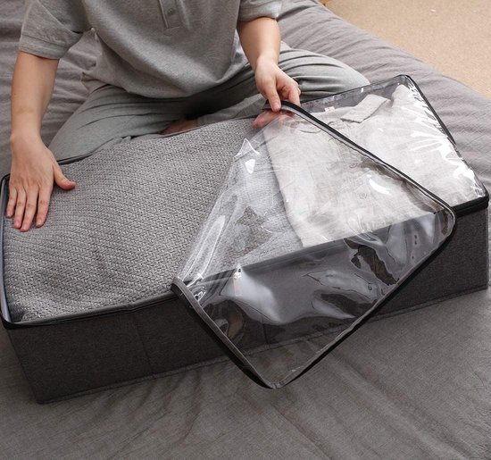 Sac De Rangement 100L Bleu Robuste - Pour Déménagement, Camping Ou Stockage Décorations