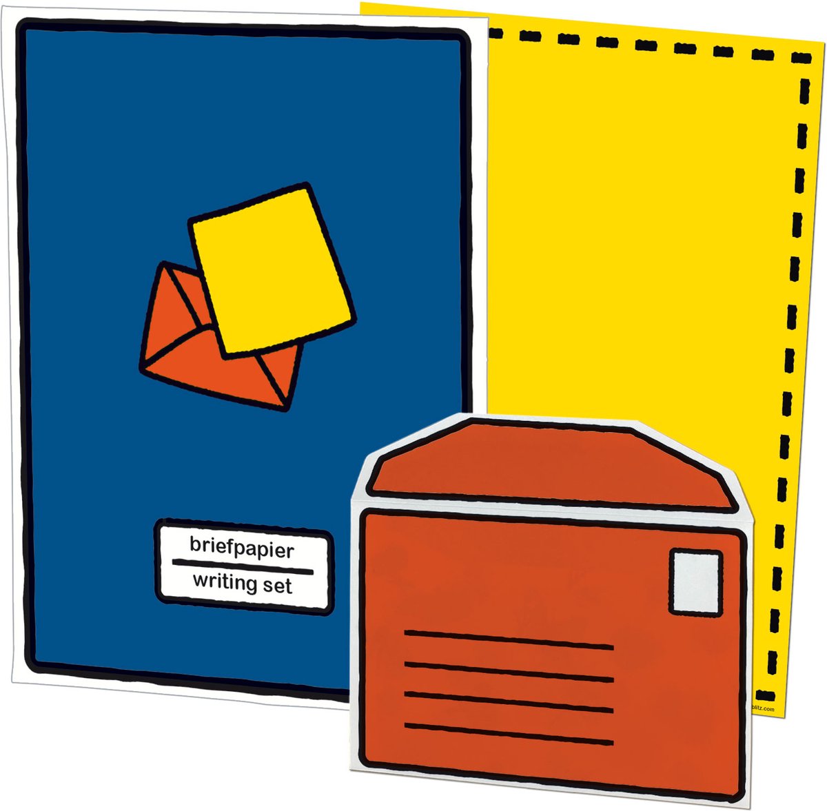 Bekking & Blitz - Briefpapier - 10 vellen briefpapier - Inclusief enveloppen - Kunst - Uniek design - Simply Bruna - Dick Bruna