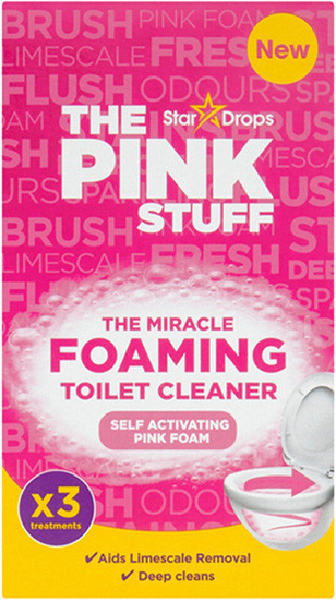 NEW The Pink Stuff, The miracle foaming toilet powder