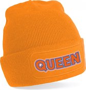 Bellatio Decorations Oranje Koningsdag muts - Queen - one size