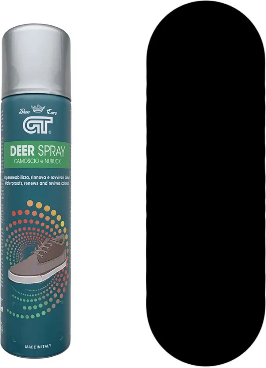 Deer - Suéde spray 018 Zwart (Nero)