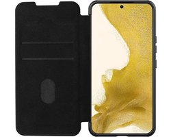 Nillkin Qin Pro Leather Book Case met Camera Slider Hoesje Zwart Geschikt voor Samsung Galaxy S23 Plus