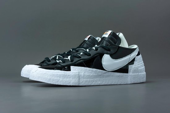Nike Blazer Low X Sacai Blk Cuir Verni Noir - Streetwear - Adulte | bol