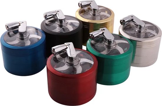 Grinder Métal Noir 40mm 4 étages - Épicerie Fine