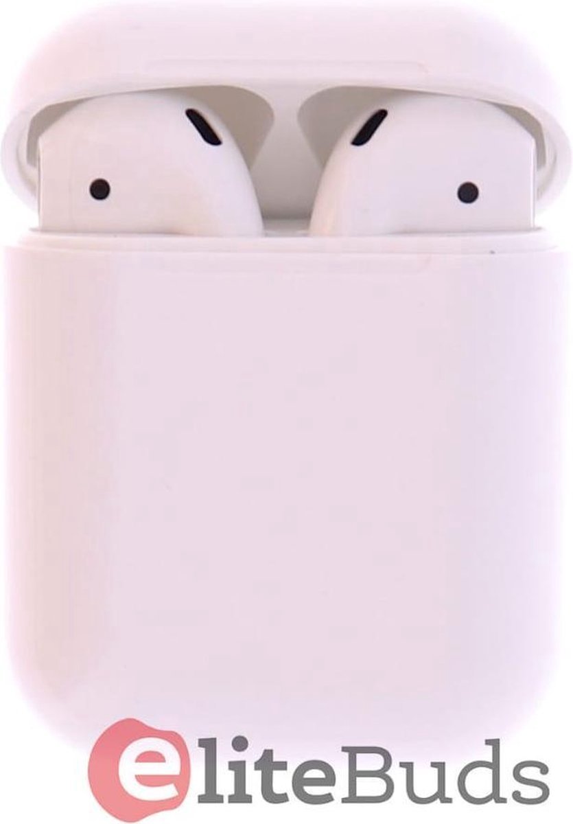 EliteBuds Volledig Draadloze Bluetooth Oordopjes | Geschikt voor Apple, Samsung, iOS en Android | Ergonomisch | Wit