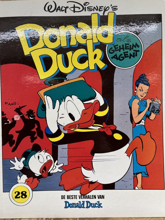 Cover van het boek 'De beste verhalen van Donald Duck 28 Als geheim agent' van Carl Barks en Walt Disney