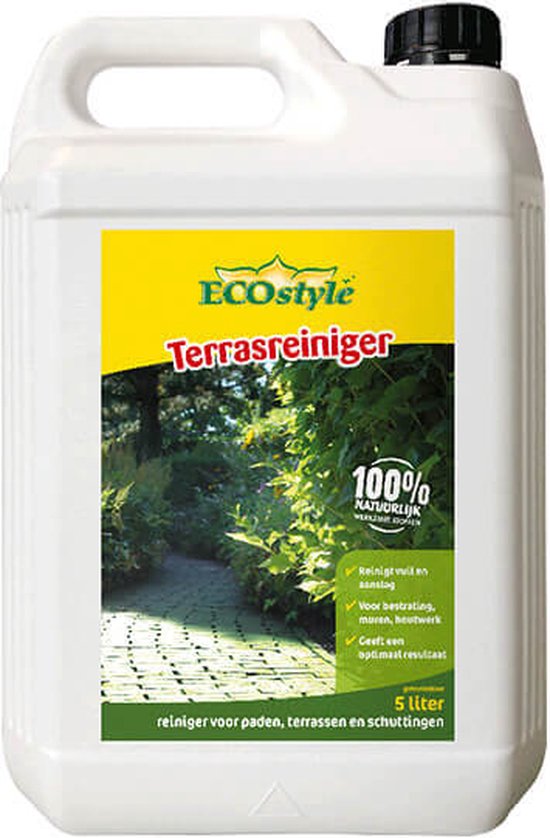 ECOstyle Terrasreiniger Spray - voor Steen Glas en Houten Oppervlakken - Gemaakt van plantaardige vetzuren - 750 ML van Merkloos	 — afbeelding 4