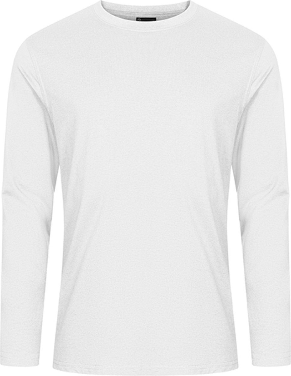 EXCD Men´s T-Shirt Long Sleeve CD4097 - White - 5XL