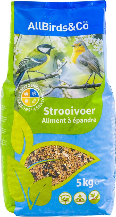AllBirds & Co Strooivoer - Buitenvogelvoer - 5 kg - Allbirds&Co