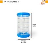 FERPLAST Tunnel 4 / Tunnelbuis - FPI 4812 - Kunststof - Blauw - Diameter: 6 cm - Lengte: 11 cm