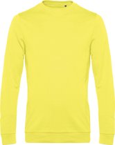 Sweater 'French Terry' B&C Collectie maat S Solar Yellow/Geel