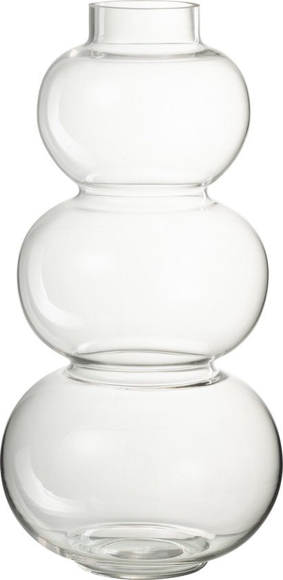 J-Line vase Boule - verre - transparent - large - 36 cm de hauteur