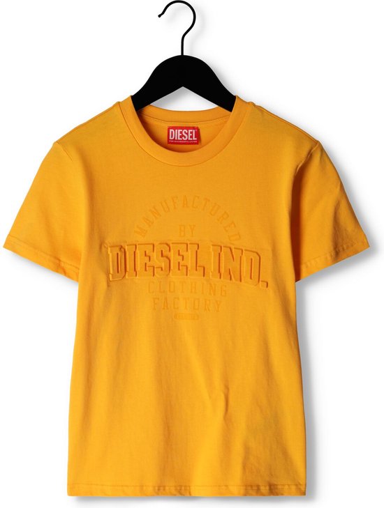 Diesel Tgilly Polo's & T-shirts Jongens - Polo shirt - Oranje - Maat 164