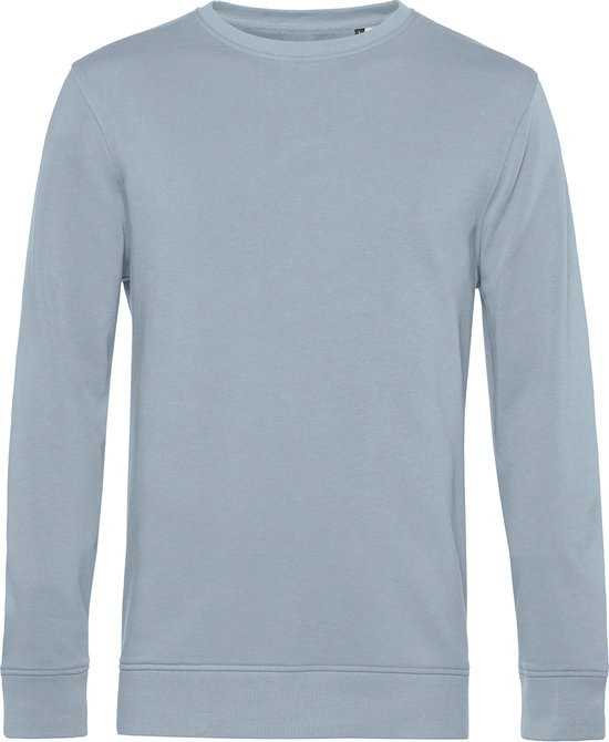 Organic Inspire Crew Neck Sweater B&C Collectie Blue Fog maat XXL