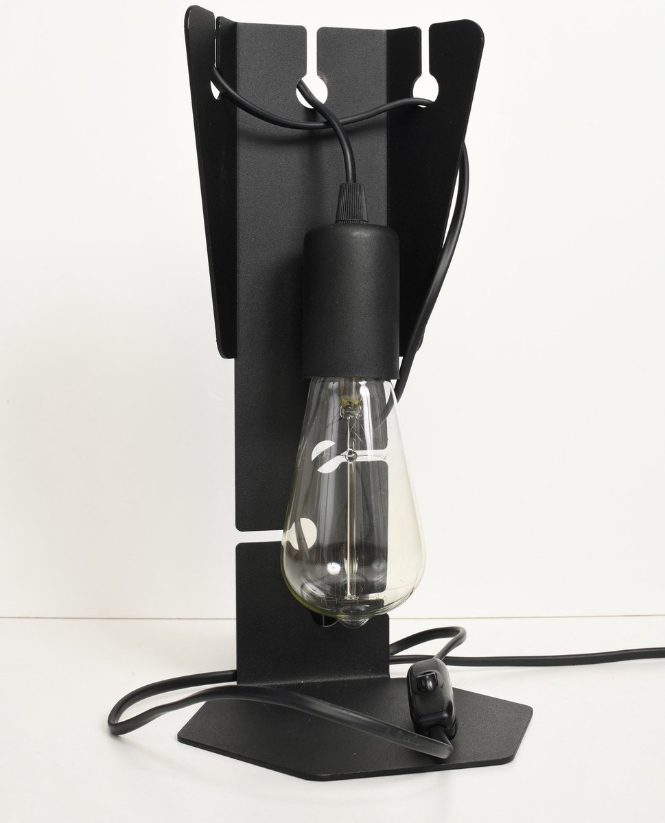 Sollux Lighting - Tafellamp ARBY zwart