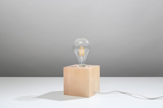 Sollux Lighting - Tafellamp ARIZ hout