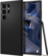 Geschikt voor Spigen Samsung Galaxy S23 Ultra 5G Liquid Air hoesje - Matte Black
