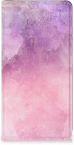 Leuk Telefoonhoesje Geschikt voor Samsung Galaxy S23 Plus Bookcase Cover Pink Purple Paint
