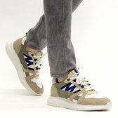 DSTRCT Sneaker - Mannen - Wit/beige/multi - Maat 42