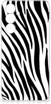 Trendy Telefoonhoesjes Geschikt voor Samsung Galaxy A54 5G Smartphone hoesje Zebra