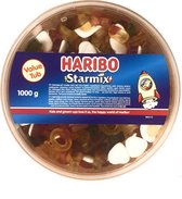 Haribo Starmix - silo 1 Kilo - Doos 6 silo's