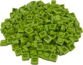 400 Bouwstenen 1x1 plate | Lime | Compatibel met Lego Classic | Keuze uit vele kleuren | SmallBricks