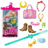 Barbie Vêtements Outfit - Accessoires de vêtements pour bébé de Poupées - Sac à main Rose, Chaussures pour femmes/ Talons etc. - 12 pièces