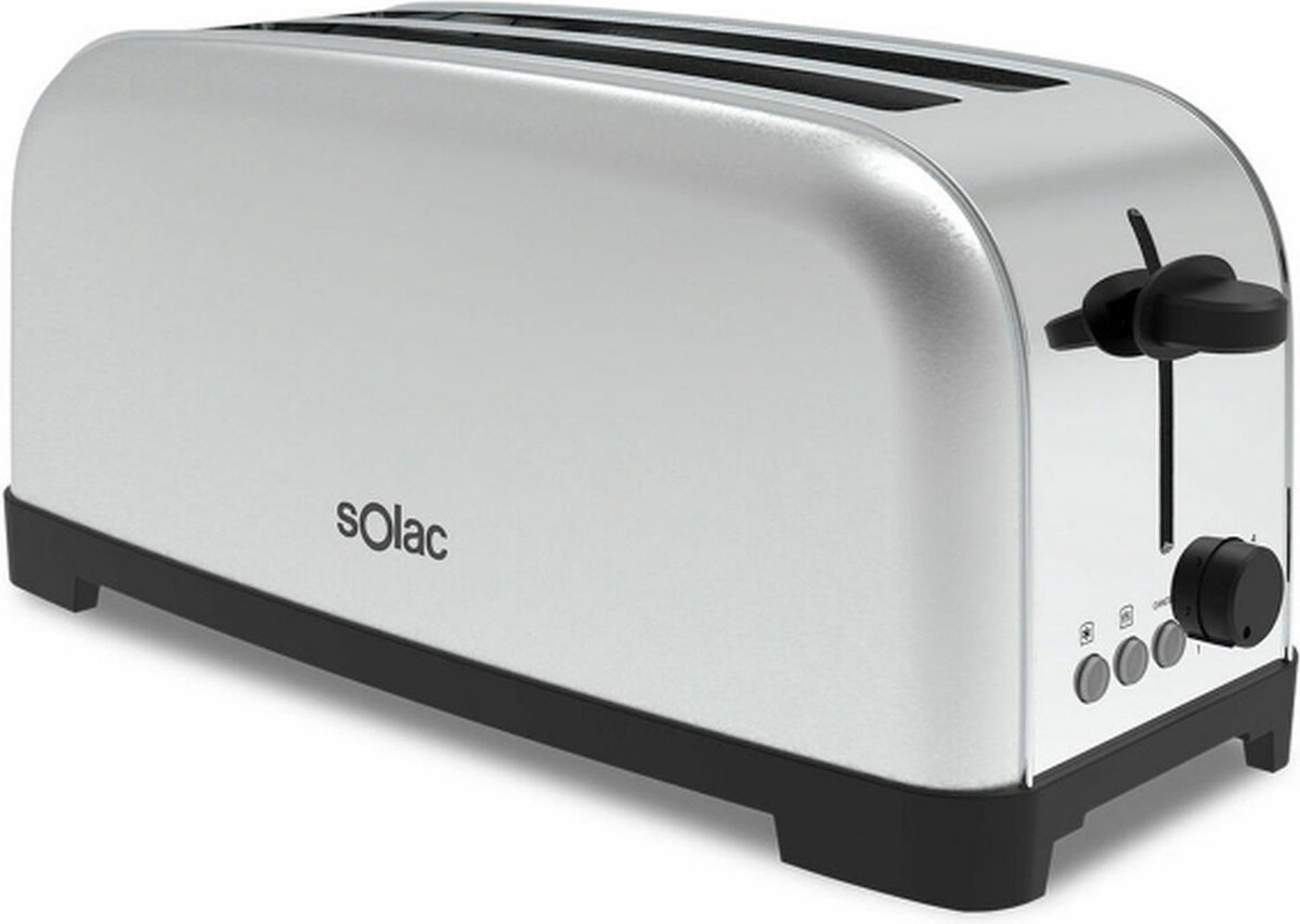 Broodrooster Solac TL5419 Longslot RVS 1400W