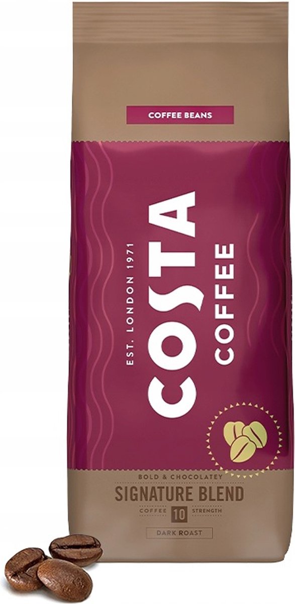 Costa Coffee Signature Blend donker graan, koffiebonen 2kg