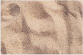 WallClassics - Poster Glanzend – Zandkorrels - 90x60 cm Foto op Posterpapier met Glanzende Afwerking