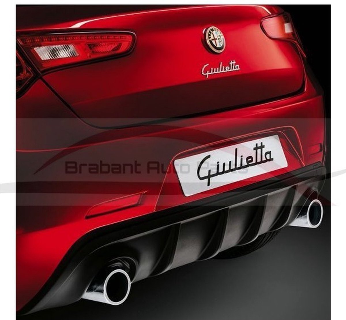 Alfa Giulietta diffuser / onderste bumperdeel matzwart origineel Alfa Romeo 50903312