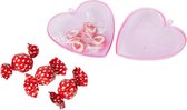 Coeur de Kinky Pleasure pour la Saint-Valentin avec des Friandises dans un coeur de rangement