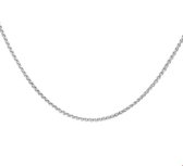 Zilver Gerhodineerde Collier vossestaart 1 1320995 42 cm