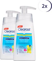 Clearasil - Daily Clear - 3in1 Wash - Reinigingslotion - 2 x 150 ml