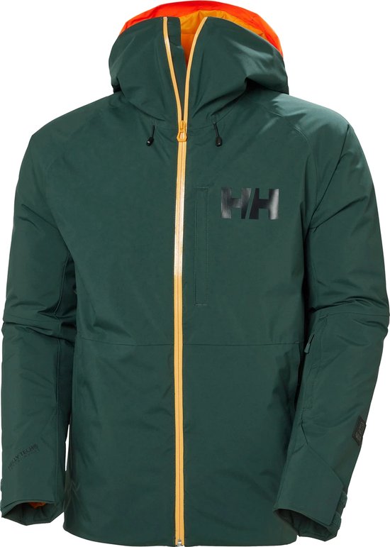 Helly Hansen Powderface ski jas heren donkergroen