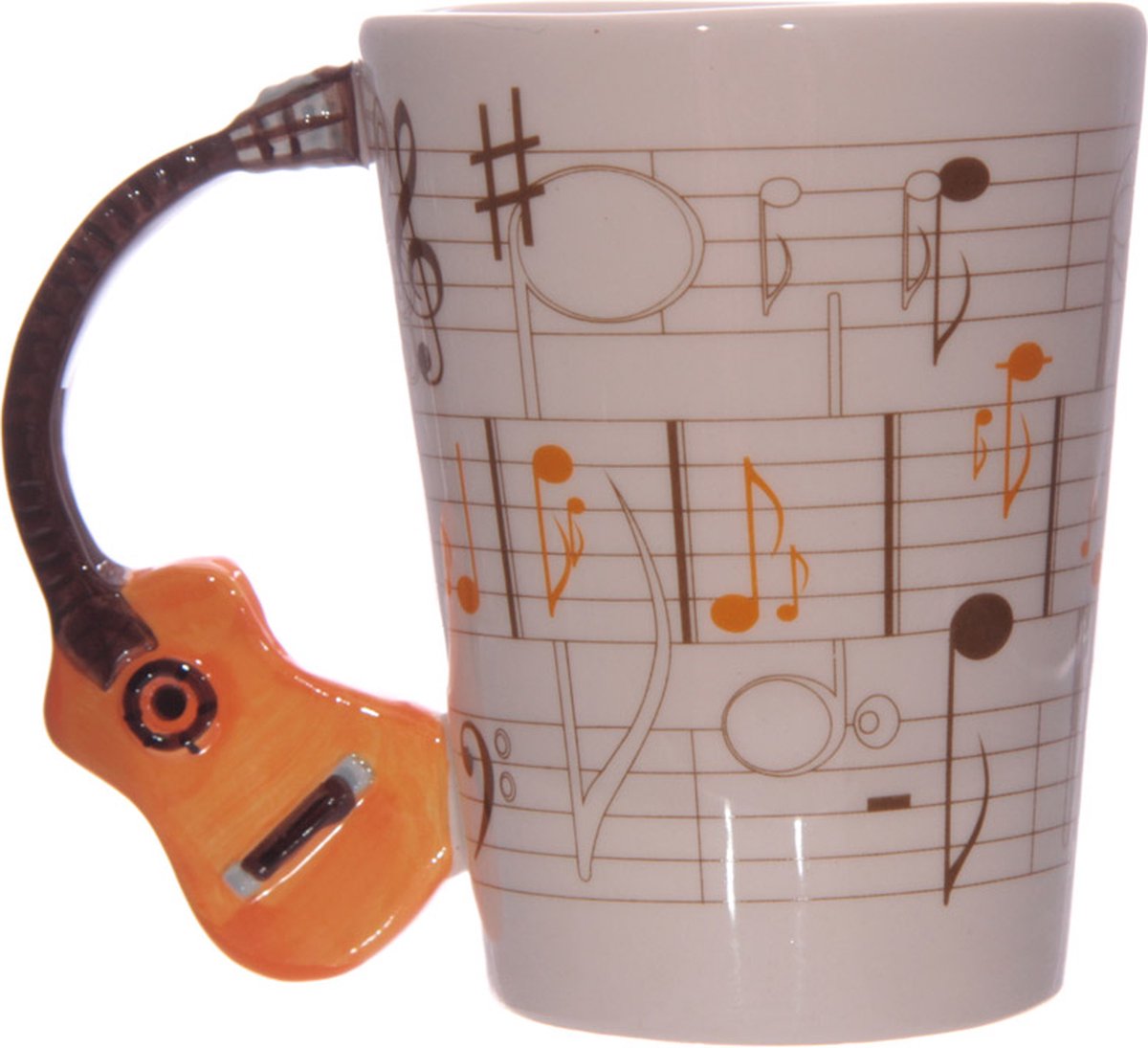 Beker gitaar oranje - Ted Smith
