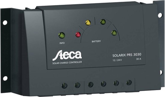 Foto: Steca solarix prs 3030 laadregelaar voor zonne energie serie 12 v 24 v 30 a