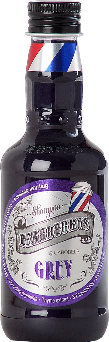 Beardbury's Haarshampoo Grey - Travel - 100 ml