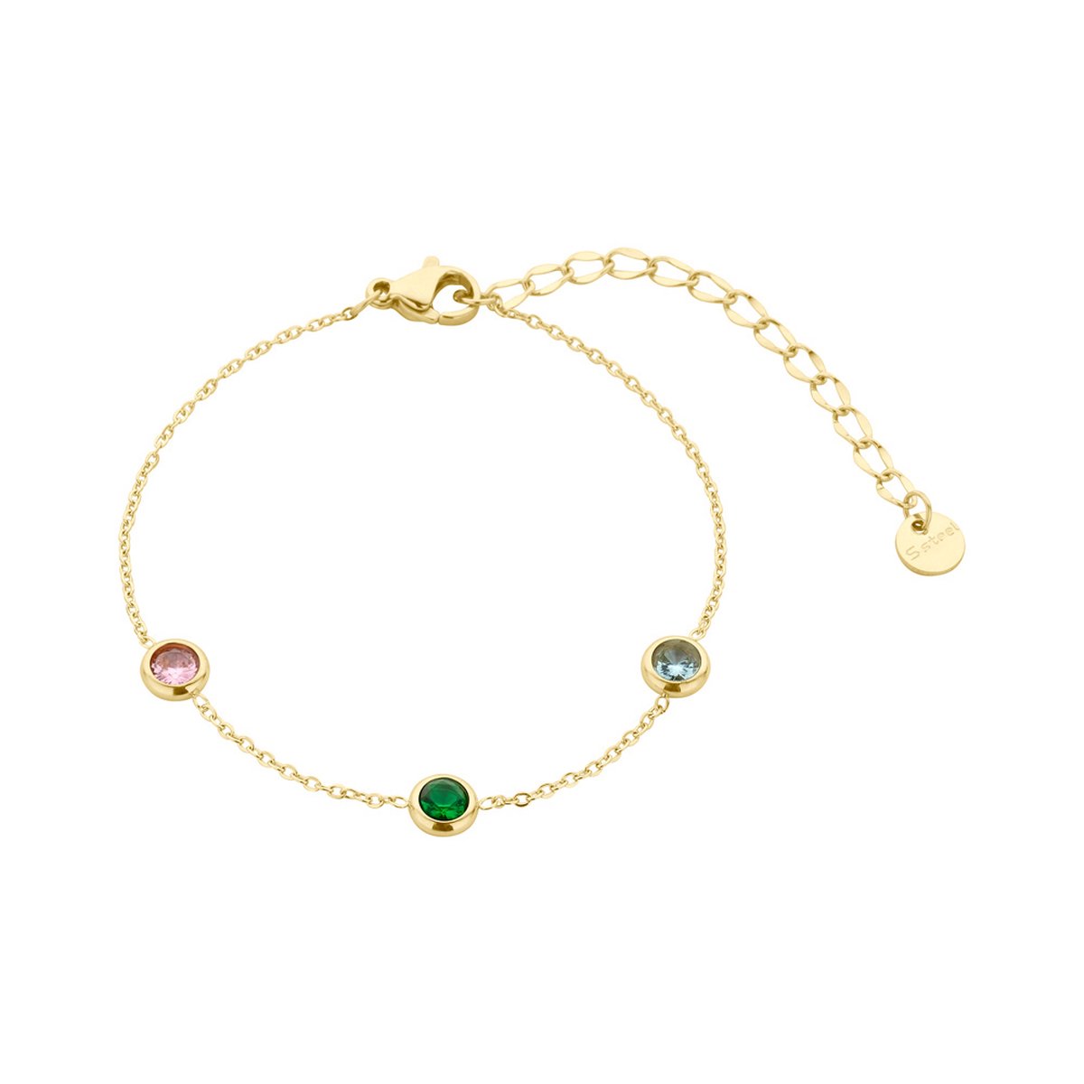 Les Cordes - Armband - AAGJE (AB) - Kleur Multi - Metaal - Sieraad Dames - Juwelen