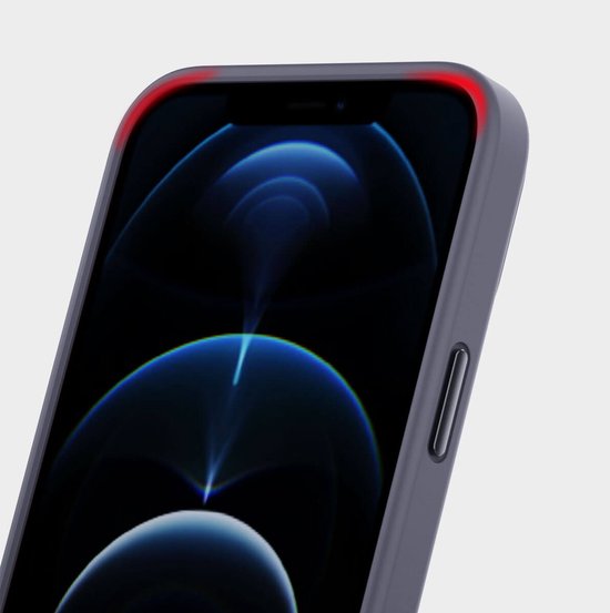 IYUPP Hoesje Geschikt voor iPhone 7 / 8 / SE 2020 / SE 2022 Hoesje - Shockproof Back Cover - Grijs Wit Transparant