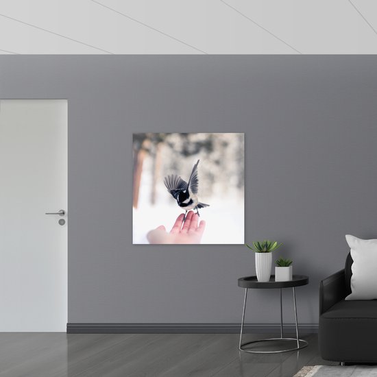 WallClassics - Vlag - Amerikaanse Matkop - 100x100 cm Foto op Polyester Vlag