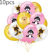 10 stuks ballonnen honden - feest