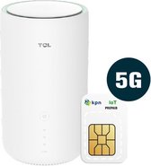 Alcatel/TCL 5G Router + Comgate IoT 100GB Prepaid Data SIM (5G) - Data 12 maanden houdbaar