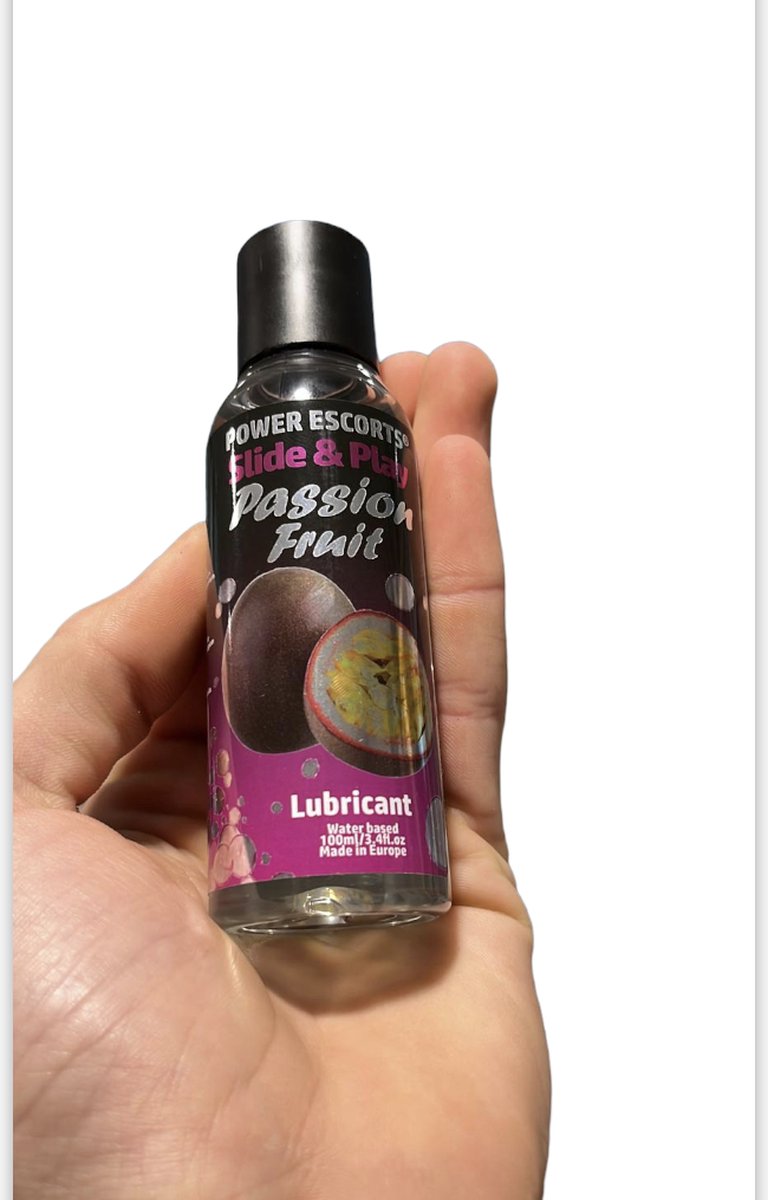 Goedkoopste Power Escorts Passion Fruit Lubricant 100 ML - Passie Vrucht Glijmiddel Slide & Play