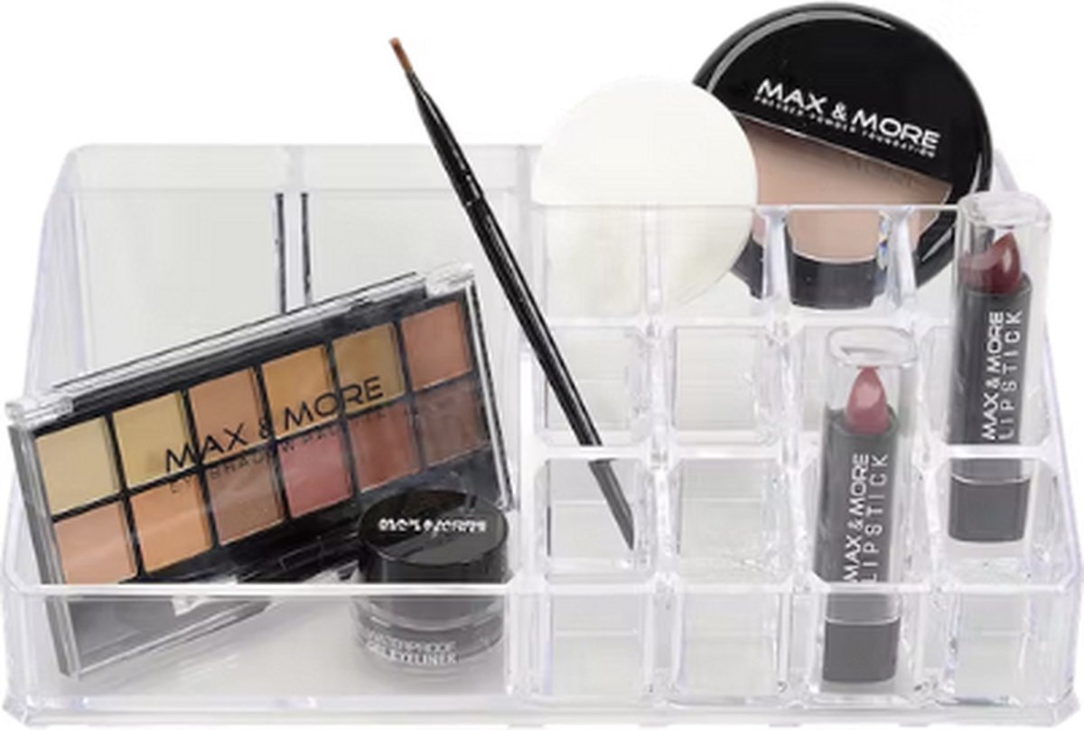 RNZV Make-up organizer - Luxe make-up organizer - transparant