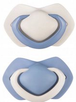 Canpol Babies PURE COLOR Set Sucettes symétriques en silicone, 2 pièces 6-18 paniers