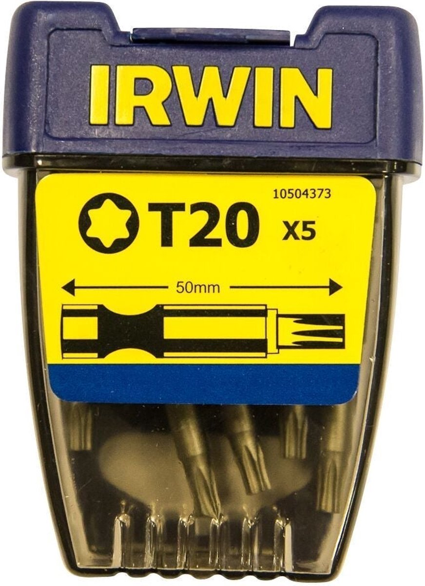 Irwin Torx T20 - 1/4”/50 mm - 5 stuks - 10504373