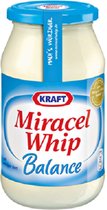 Miracle Whip Balance slaroom 10% vet 500 ml glas