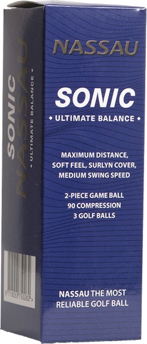 Nassau Sonic - Golfballen - 12 stuks - Wit van Nassau — afbeelding 2